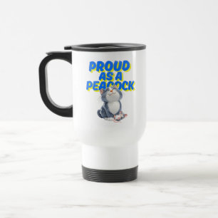 Viaje Taza de gato orgulloso ratón
