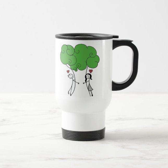 Viaje Taza de Hugger del árbol (Derecha)