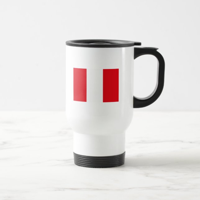 Viaje Taza de la bandera de Perú (Derecha)