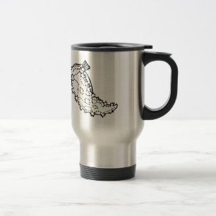 Viaje Taza de la barra del viajero de la impresión del