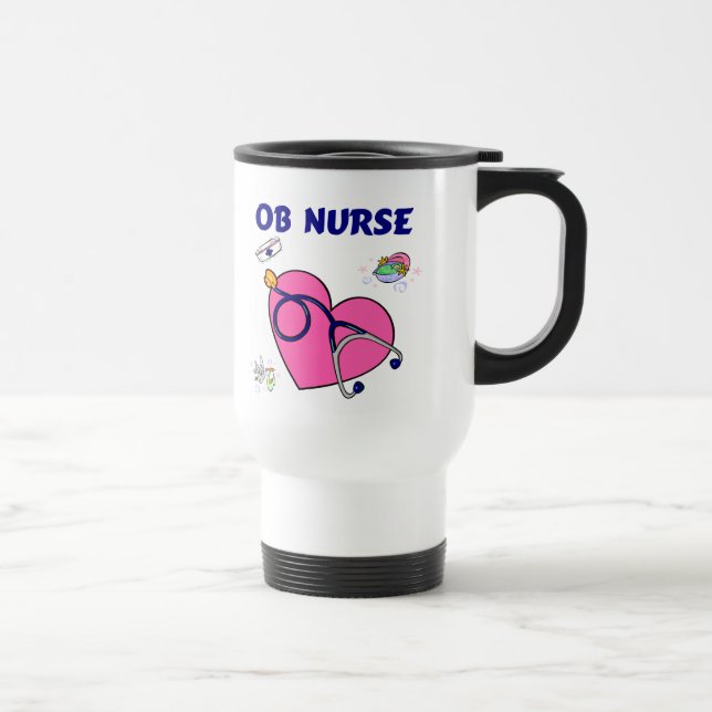 Viaje Taza de la enfermera de OB (Derecha)