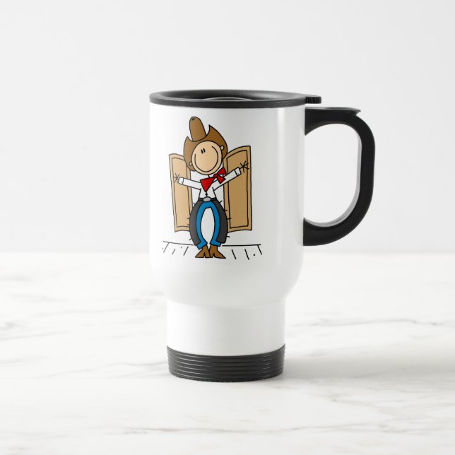 Viaje Taza de la entrada de un vaquero (Derecha)