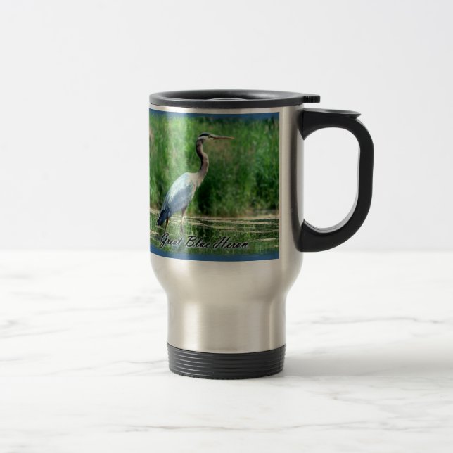 Viaje Taza de la garza de gran azul (Derecha)
