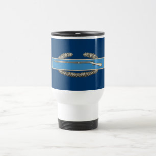 Viaje Taza de la insignia del soldado de infantería del