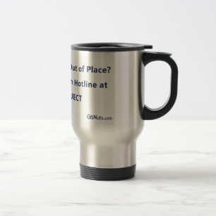 Viaje Taza de la línea directa de la proyección