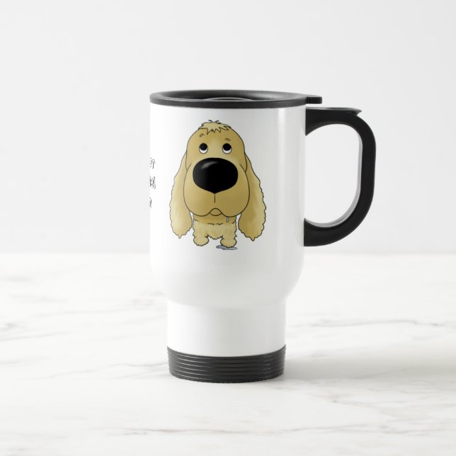 Viaje Taza de la mamá de cocker spaniel (Derecha)