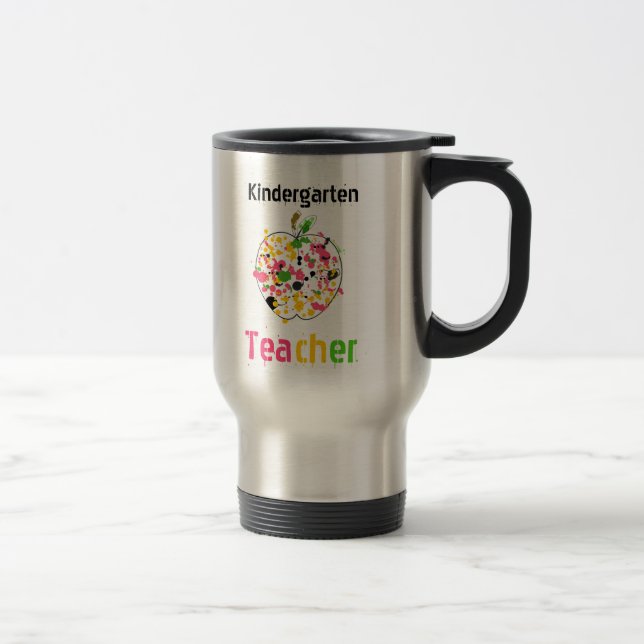 Viaje taza de la manzana de la salpicadura de la pintura (Derecha)