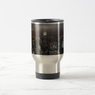 Viaje Taza de la noche de Nueva York del paisaje urbano