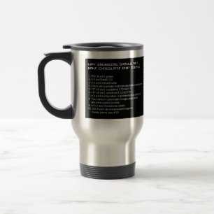 Viaje Taza de la receta del ingeniero