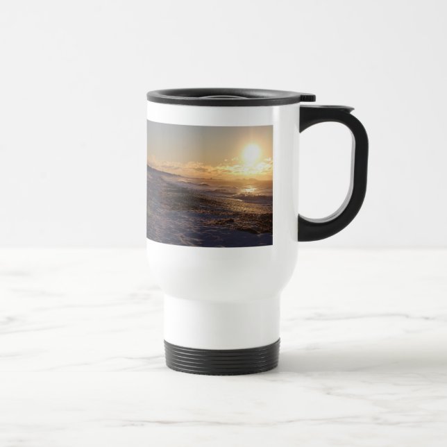 Viaje Taza de la salida del sol Nevado de la playa de (Derecha)