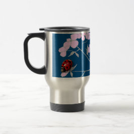 Viaje taza de las mariquitas del punto del corazón del