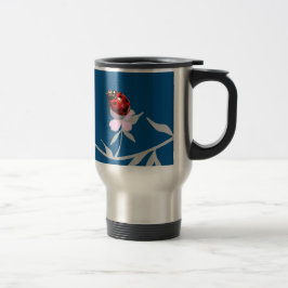 Viaje taza de las mariquitas del punto del corazón del