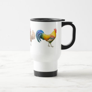 Viaje Taza de lujo del campanero del gallo de los pollos