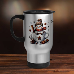 Viaje Taza de muñeco de nieve de Navidad, Fiesta de caca