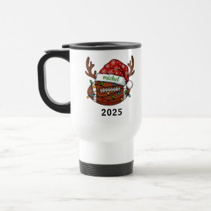 Viaje Taza de Navidad de Fútbol 2025 Nombre Personaliz