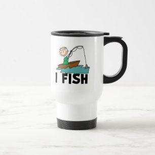 Viaje Taza de niño pescando en barco