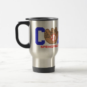 Viaje Taza de regalo para entrenador de béisbol