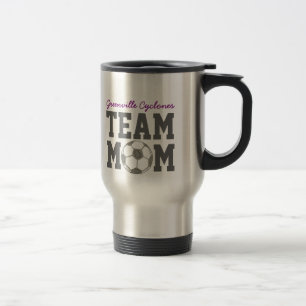 Viaje Taza de regalo para la mamá del equipo de fútbol