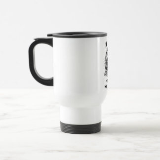 Viaje Taza de viaje: Compañero de café del tejón gruñón