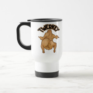 Viaje Taza de viaje/conmuter de Twerkey de Acción de Gra