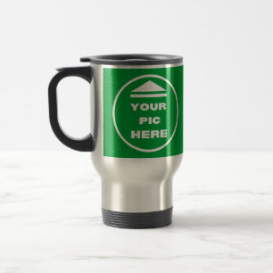 Viaje Taza de viaje/diaria - Agregar imagen - Acero inox