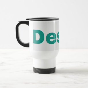 Viaje Taza de viaje/ida y vuelta blanca 15oz