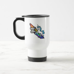 Viaje Taza de viaje/pendular de Unicornio Lo siento o no