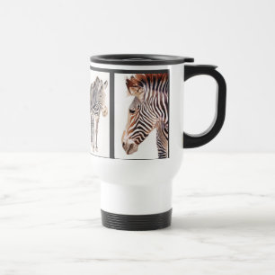 Viaje Taza del arte de la fauna de la acuarela de la