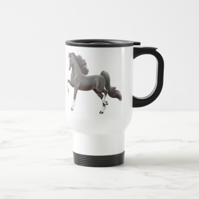 Viaje Taza del caballo de Saddlebred del americano (Derecha)