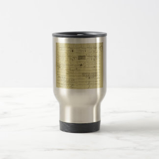 Viaje Taza del manuscrito de Federico Chopin