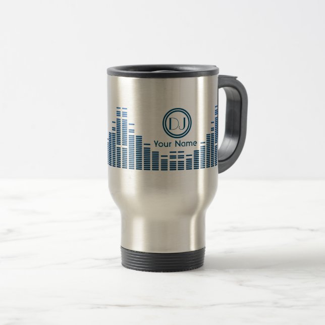 Viaje Taza del músico de DJ personalizada (Anverso derecho)