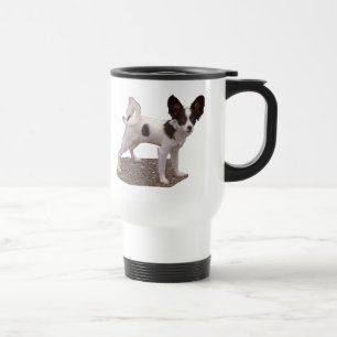 Viaje Taza del perro de Papillon