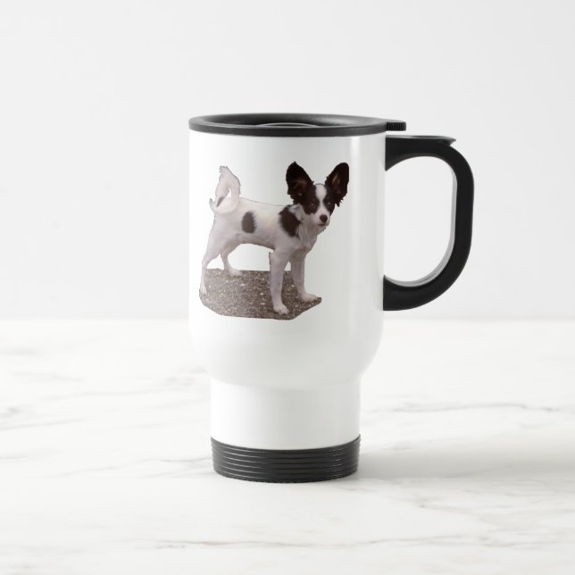 Viaje Taza del perro de Papillon (Derecha)