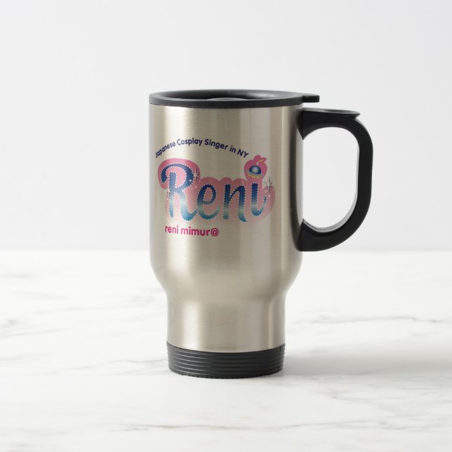 Viaje Taza Dx del logotipo de Reni (Derecha)