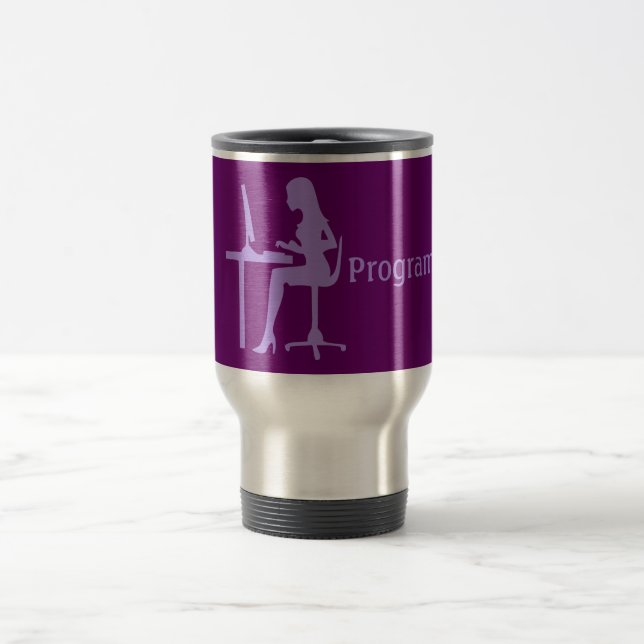 Viaje Taza femenina adaptable del programador de la (Centro)
