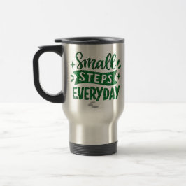 Viaje Taza Inspiradora de Pequeños Pasos Diarios
