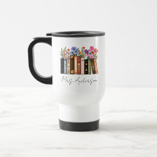 Viaje Taza para maestros personalizada de lectura Taza p