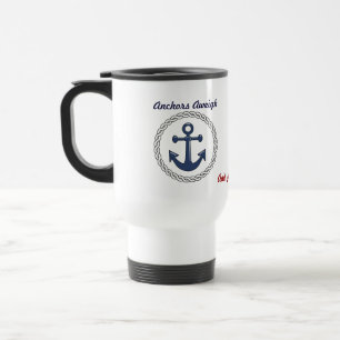 Viaje Taza personalizada anclas de la travesía del grup