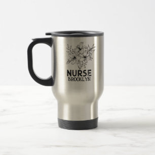 Viaje Taza personalizada Stanley con nombre de enfermera