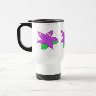 Viaje TAZA púrpura de la flor