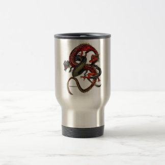 Viaje Taza roja y negra de los dragones