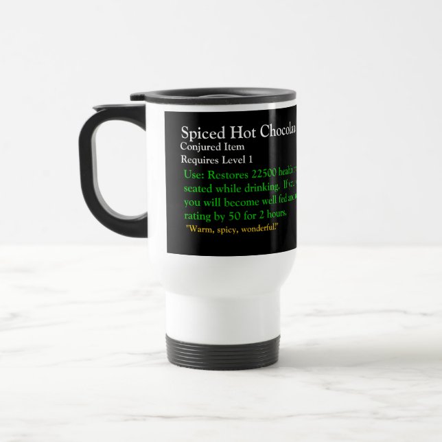 Viaje Taza temática condimentada de Warcraft del (Izquierda)