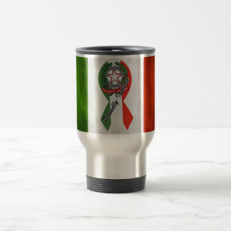 Viaje Taza terma italiana orgullosa de la bandera