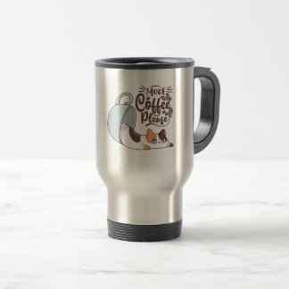 Viaje Taza térmica de acero inoxidable para bebidas cali