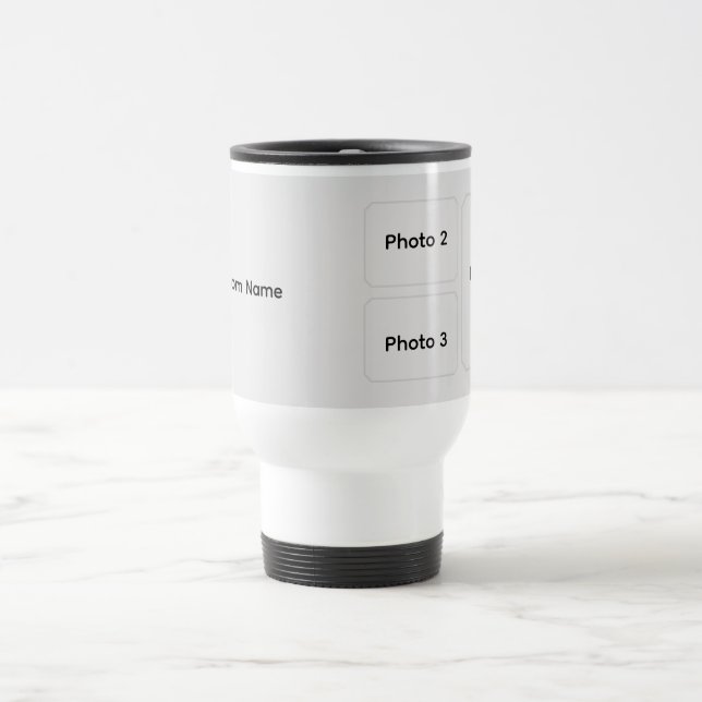 Viaje Taza térmica de foto personalizada – Regalo con no (Centro)