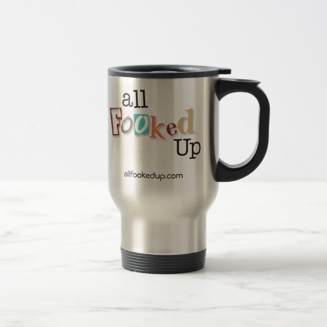 Viaje Todo el Fooked encima de la taza de café (Derecha)