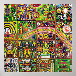 Viaje tribal maya mexicano de Boho del arte de