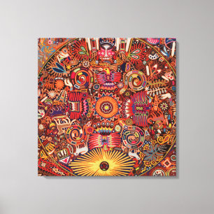 Viaje tribal maya mexicano de Boho del arte de