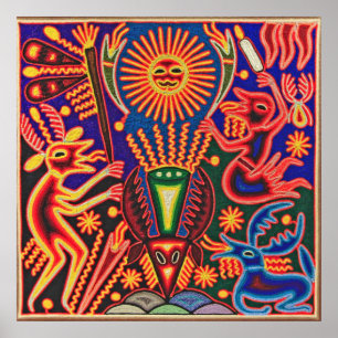 Viaje tribal maya mexicano de Boho del arte de