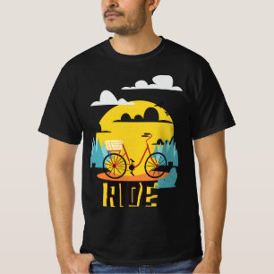 Viaje - Vibrante Bicicleta Aventura Camiseta